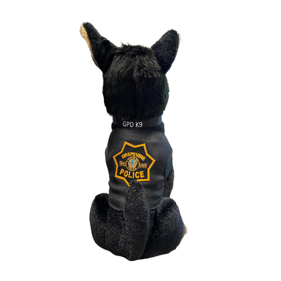 K9 Maverick Plush City of Grapevine Police Department